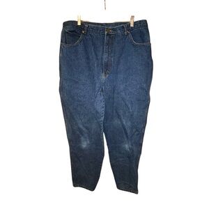 Vintage‎ Stefano Womens Plus High Rise Mom Jeans Tapered Cotton Size 24